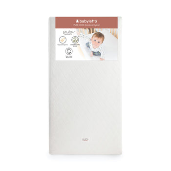 Pure Core Crib Mattress w/ Hybrid Quilted Waterproof Cover (2-Stage)